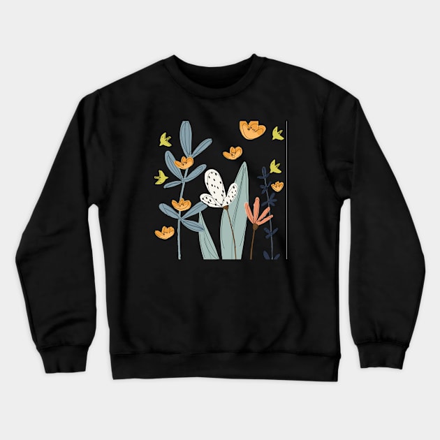 flowers bloom today Crewneck Sweatshirt by Art by Ergate